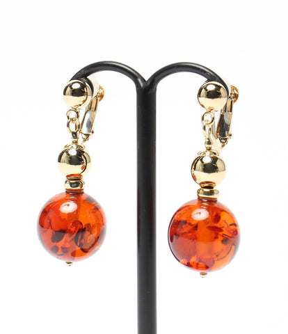 Beauty products K18 amber earrings K18 Ladies (Earrings)