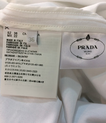 普拉达美容产品19SS短袖针织连衣裙淑女尺寸为36（XS以下）PRADA