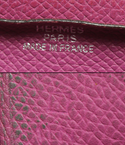 Hermes Bearn tri-fold wallet Epsom □ I engraved Ladies (3-fold wallet) HERMES