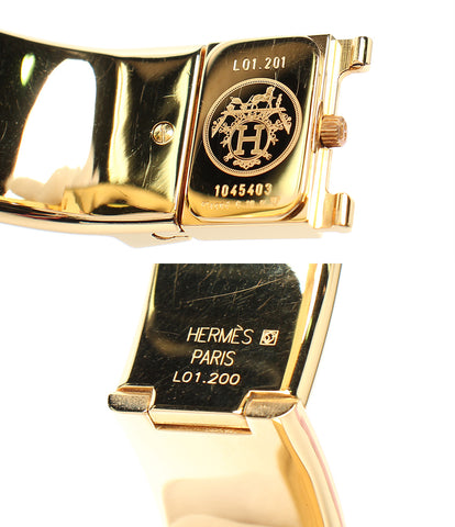 Hermes Watch Location Quartz Gold Womens Hermes