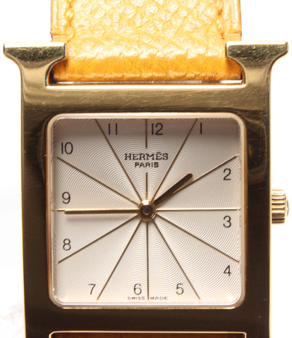 Hermes watches □ A stamped H watch quartz men's HERMES