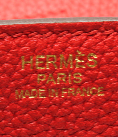 Hermes as new Birkin 30 leather handbags D engraved Rouge Koo Ladies HERMES