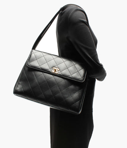 Chanel Matrasse Gold Bracket Leather กระเป๋าสะพายไหล่ข้างเดียว Ladies Chanel
