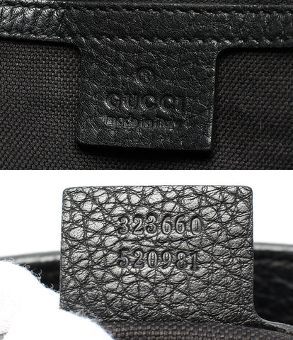 Gucci 2way leather handbag shoulder bag Bamboo Shopper Ladies GUCCI