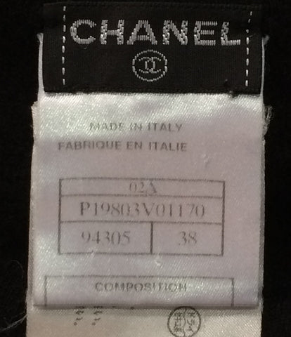 Chanel ความงามผลิตภัณฑ์ 02A Coco Mark แคชเมียร์ห้าแขนเสื้อถักขนาด 38 (s) Chanel