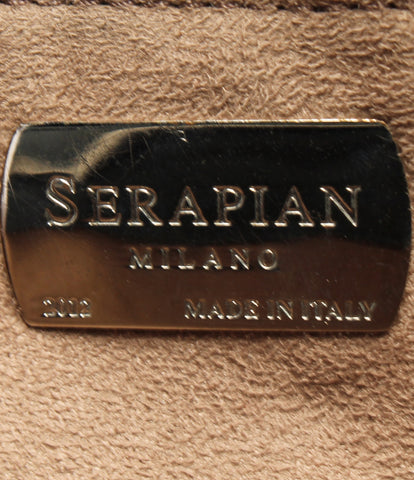Leather Brief Case Men's Serapian Mirano