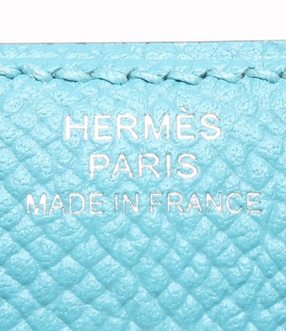 Hermes的美容产品凯利电子钱包中型银色硬件三折钱包d刻凯利电子钱包中女士（3倍钱包）HERMES