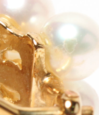 // @ Mikimoto K18珍珠5.2mm耳环女（耳环·耳环）mikimoto