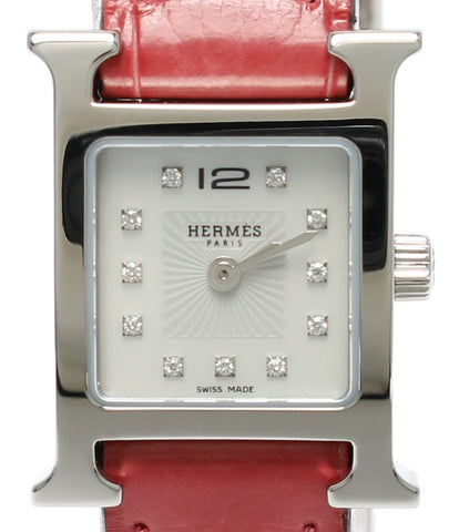 Hermes Beauty Watch Mini H Watch TPM Quartz Shell Ladies Hermes
