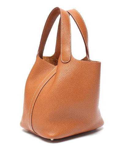 Hermes leather handbag X engraved Picotin lock PM Ladies HERMES