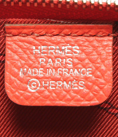Hermes beauty products A zap compact mini silk-in coin case T engraved Epsom Ladies (coin) HERMES