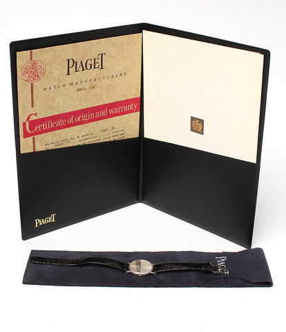 Piaget in translation hand-winding watch dancers manual winding silver Ladies PIAGET