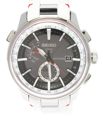 セイコー 美品 腕時計 1500本限定 アストロン  ソーラー ブラック  メンズ   SEIKO