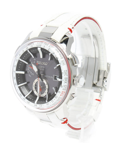 セイコー 美品 腕時計 1500本限定 アストロン  ソーラー ブラック  メンズ   SEIKO