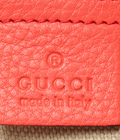 Gucci ความงามคู่โซ่หนัง Somor กระเป๋าสะพายโซ่คู่โซโหผู้หญิง Gucci