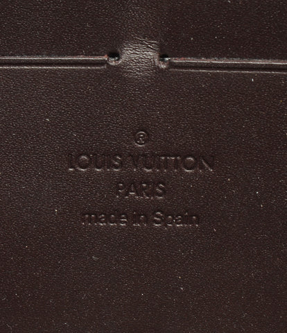 Louis Vuitton Zippy กระเป๋าสตางค์ยาวกระเป๋าสตางค์ Zippy Wallet Verni ความกว้าง (Round Fastener) Louis Vuitton