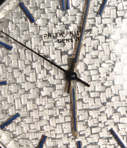 パテックフィリップ  腕時計 K18WG   自動巻き シルバー  メンズ   PATEK PHILIPPE