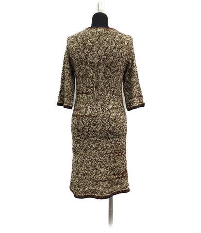 Chanel beauty products knit dress P40650 K02999 Ladies SIZE 34 (XS below) CHANEL