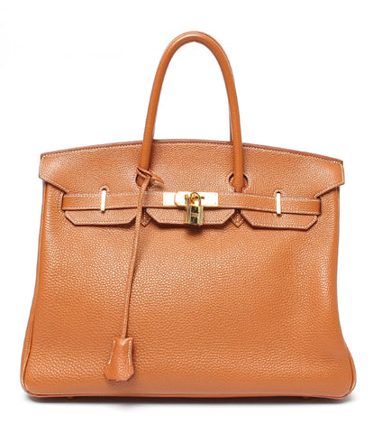Hermes leather handbag Gold hardware □ D engraved Togo Birkin 35 Ladies HERMES