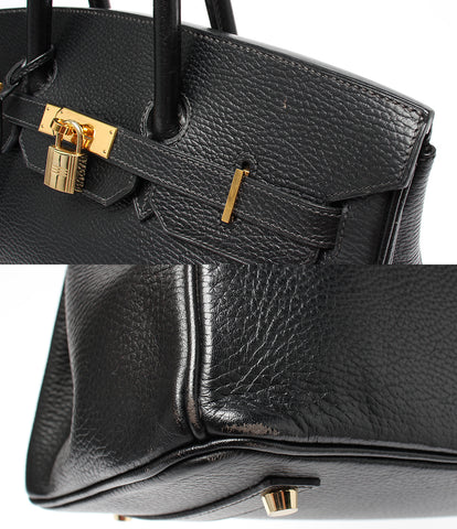 Hermes leather handbag □ F engraved Ardennes Gold Hardware Birkin 35 Ladies HERMES