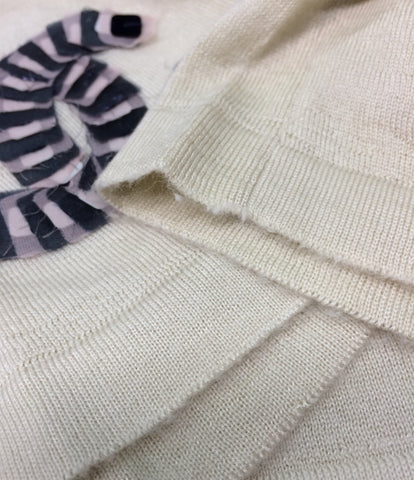香奈儿羊绒混纺短袖针织衫在这里纪念P40353女装尺寸38（M）CHANEL