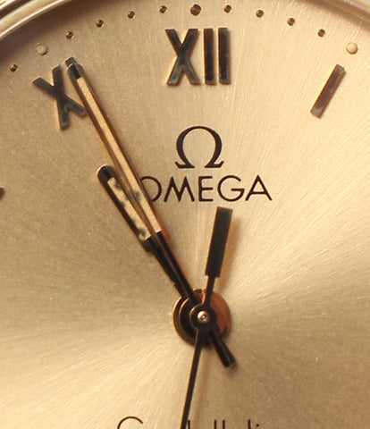 Omega watch diamond bezel constellation combination quartz gold Men's OMEGA