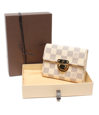 ルイヴィトン 美品 コアラ二つ折り財布  ダミエアズール    レディース  (2つ折り財布) Louis Vuitton