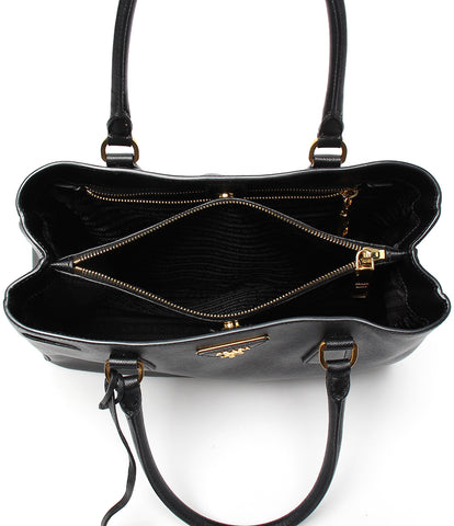 Prada leather handbag Nero Safiano Ladies PRADA