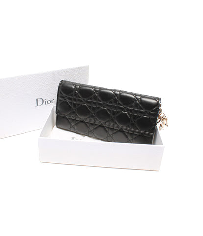 Christian Dior chain wallet Purse Lady Dior Kanaju Ladies (Purse) Christian Dior