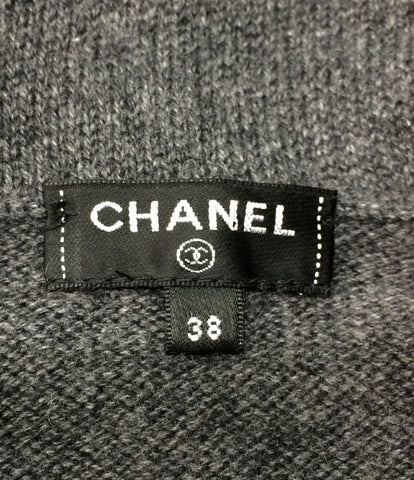Chanel beauty products 18A sailor collar cashmere long-sleeved cardigan ladies SIZE 38 (M) CHANEL