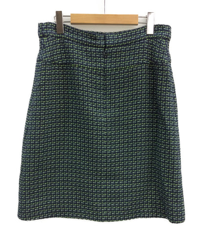 Chanel beauty products 17P tweed skirt ladies SIZE 38 (S) CHANEL