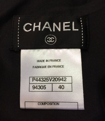 Chanel beauty products 12A pleated silk skirt ladies SIZE 40 (M) CHANEL