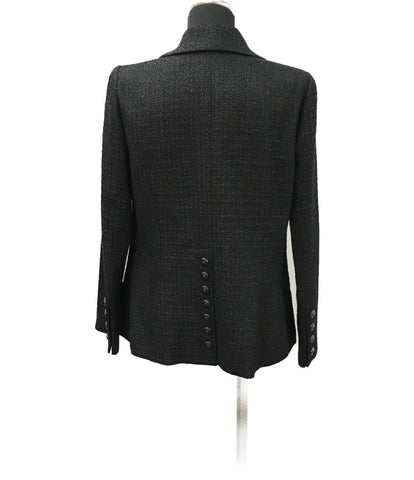 Chanel beauty products 09C peaked lapel tweed jacket ladies SIZE 42 (L) CHANEL