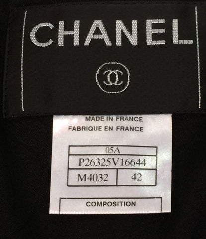 Chanel的美容产品05A粗花呢外套3B女士们SIZE 42（L）CHANEL