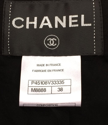 Chanel Beauty Products 13C โลโก้ริบบิ้นทวีดแจ็คเก็ตผู้หญิงขนาด 38 (m) Chanel