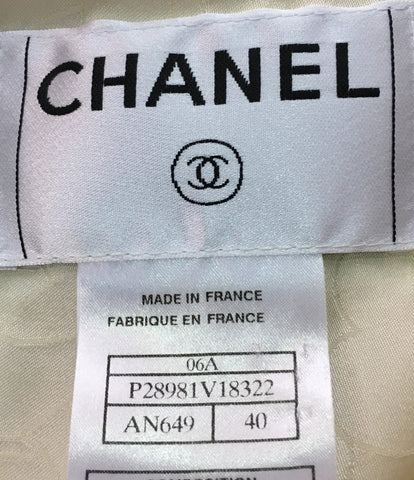 Chanel ความงาม Products 06A Gleipois Button Tweed Jacket Paris New York Collection ผู้หญิงขนาด 40 (m) Chanel