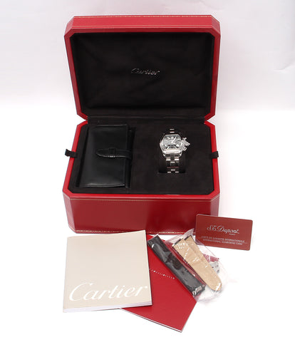 Cartier Watch Roadster Starucloon อัตโนมัติสีดำของผู้ชาย Cartier