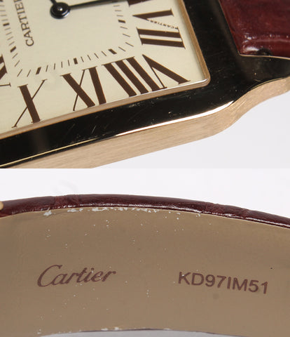 カルティエ  腕時計 サントスヂュモン  手動巻き   メンズ   Cartier