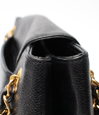 Chanel leather shoulder bag Gold Hardware Women's CHANEL