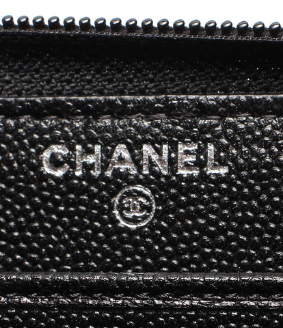 Chanel Beauty Product Round Fastener Long Wallet Women (Round Fastener) Chanel