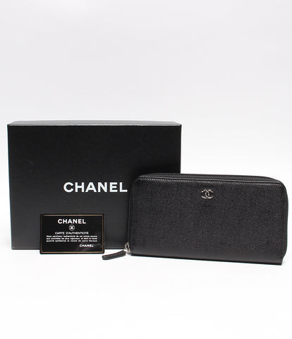 Chanel Beauty Product Round Fastener Long Wallet Women (Round Fastener) Chanel
