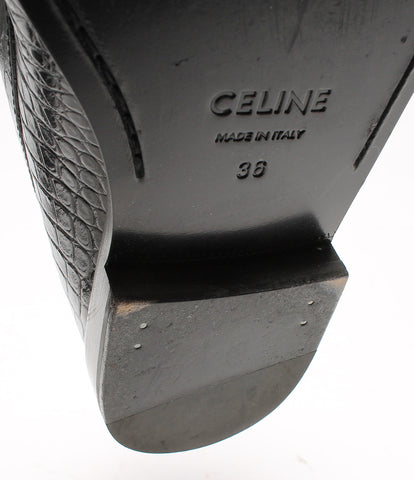 celine croco-type push เหรียญม้วนขนผู้หญิงขนาด 36 (m) celine