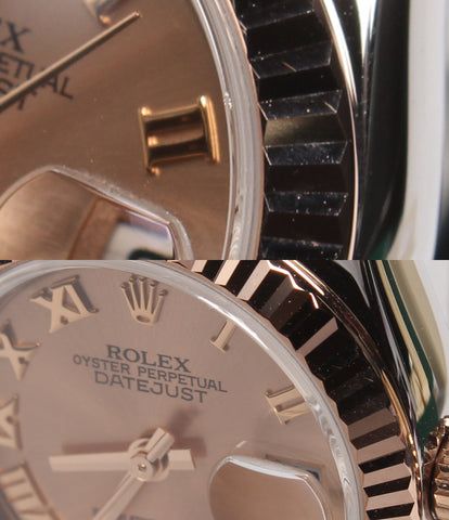 ロレックス  腕時計 デイトジャスト  自動巻き ゴールド  レディース   ROLEX
