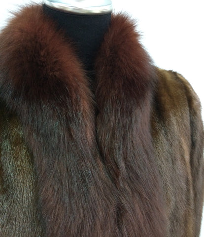Beauty Grape Hou Fur Coat Ladies Size M (M) Chevareine