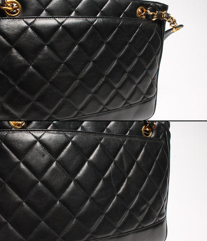 Chanel Leather chain shoulder bag Matorasse Ladies CHANEL