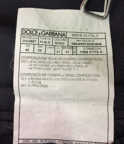 DOLCE และ Gabbana ผลิตภัณฑ์ความงาม 3 ชิ้นชุดสูทผู้ชายขนาด 48 (L) Dolce & Gabbana
