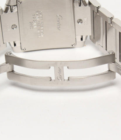 カルティエ 美品 腕時計 タンクフランセーズMM  クオーツ  W51011Q3 ユニセックス   Cartier
