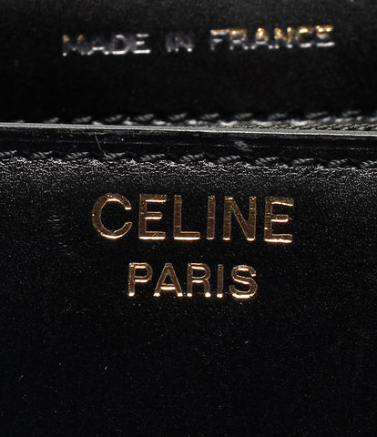 Celine วินเทจหนังกระเป๋าถือสุภาพสตรี Celine