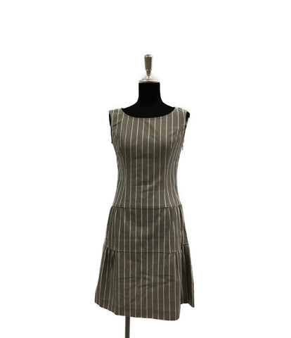 Beauty products Sleeveless Dress Striped Ladies SIZE 34 (XS below) RENE