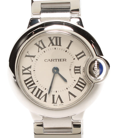Cartier Watch Baron Blue Quartz Ladies Cartier